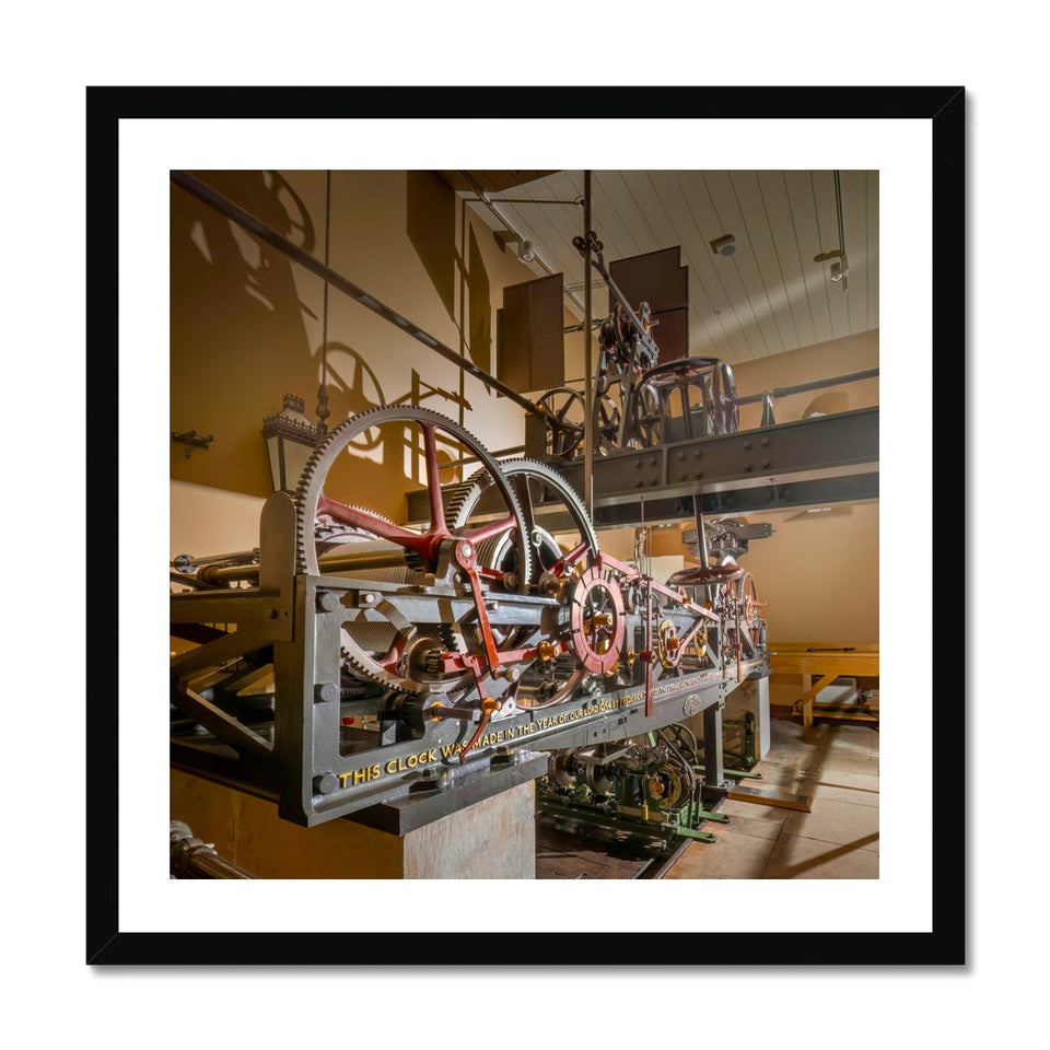 Big Ben's Mechanism Framed Print featured image