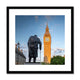 View from Parliament Square Framed &amp; Mounted Print image 1