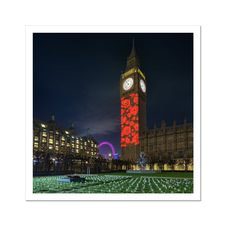 Big Ben, Remembrance Day  Fine Art Print featured image