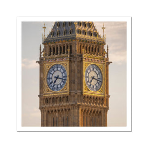 The faces of Big Ben Fine Art Print
