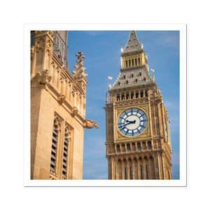 Big Ben from the roof of the House of Commons Fine Art Print
