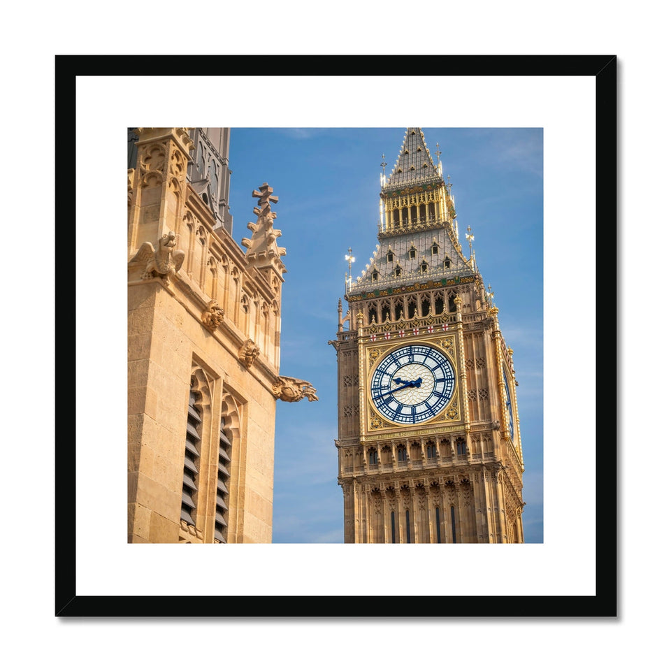 Big Ben from the roof of the House of Commons Framed &amp; Mounted Print featured image