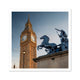 Big Ben and the statue of Boudicca Fine Art Print image 1