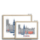 London Vector Framed Print image 12