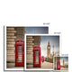Vintage telephone boxes below Big Ben Fine Art Print image 3