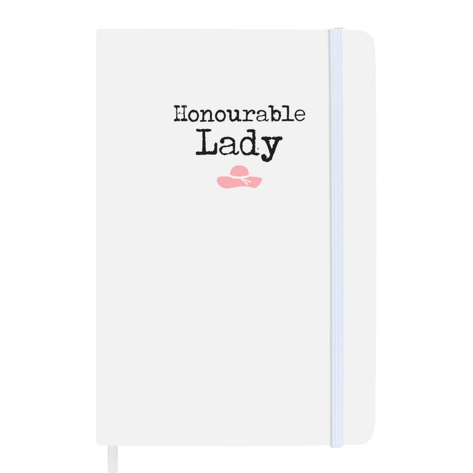 Honourable Lady Soft Feel A5 Notebook featured image
